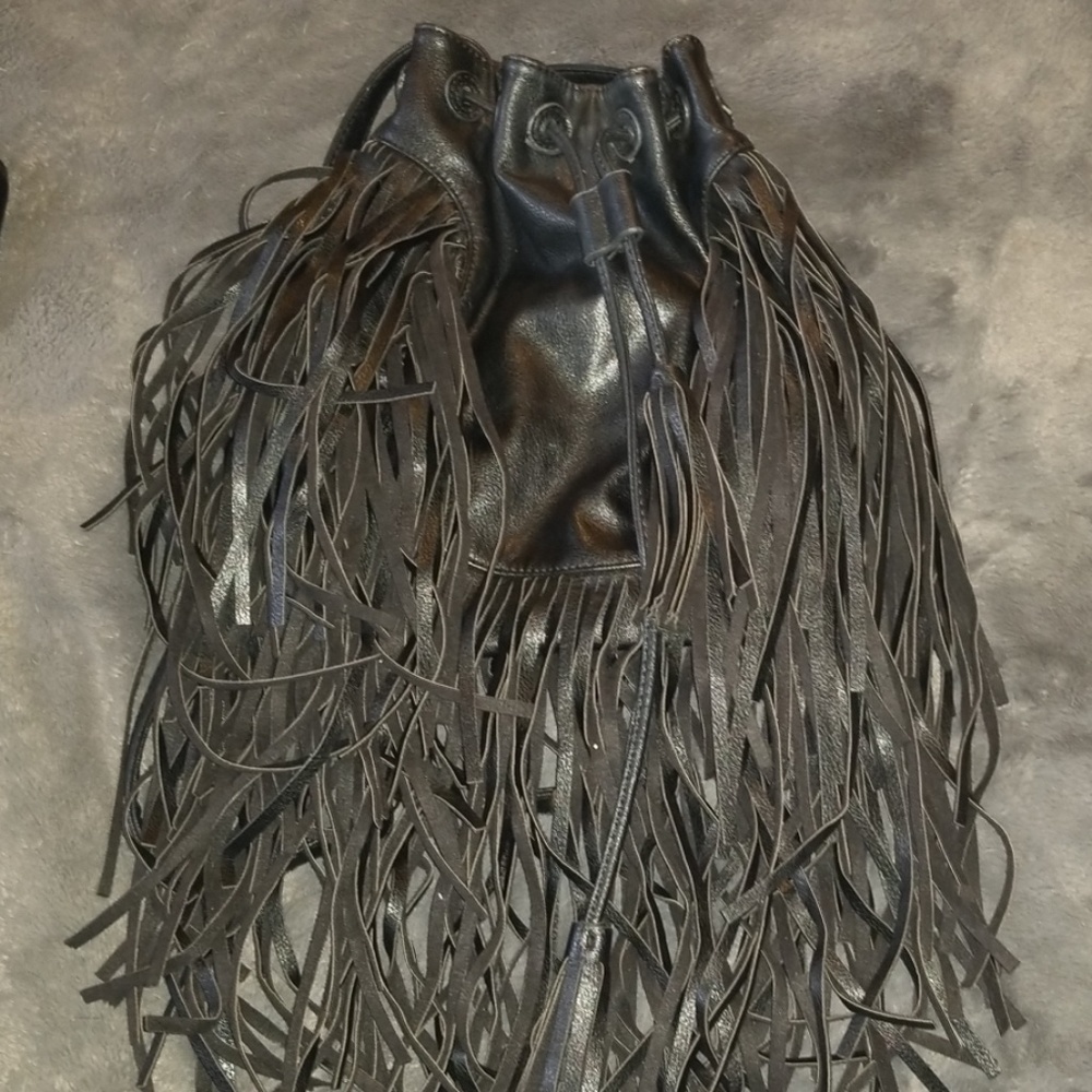 Forever 21 fringe backpack